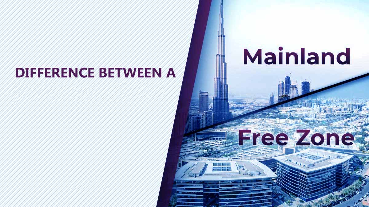 difference between a free zone and the mainland